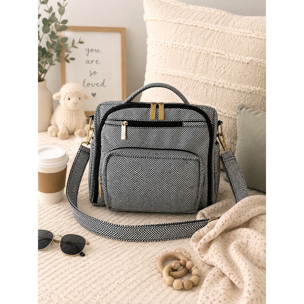 JuJuBe BFF Queen Of The Nile Diaper Bag Backpack Chevron